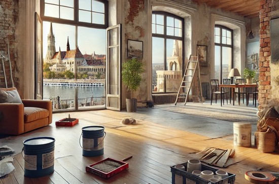 Teljeskörű lakásfelújítás Budapest